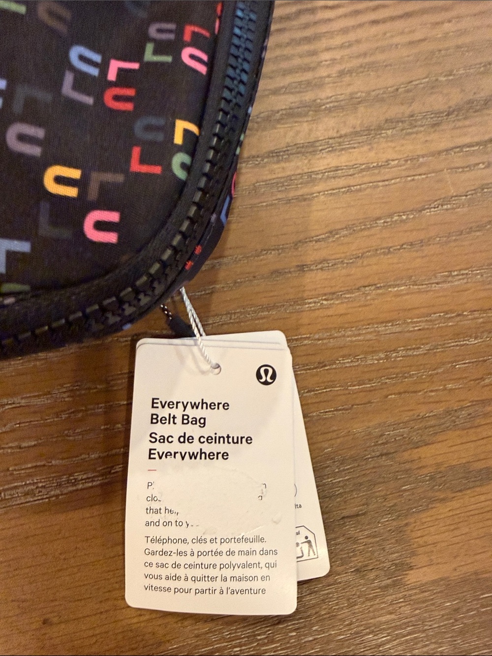 Lululemon Multicolor 'LU' Logo Everywhere belt bag. - Picture 3 of 7